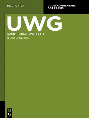 cover image of Einleitung; §§ 1-3